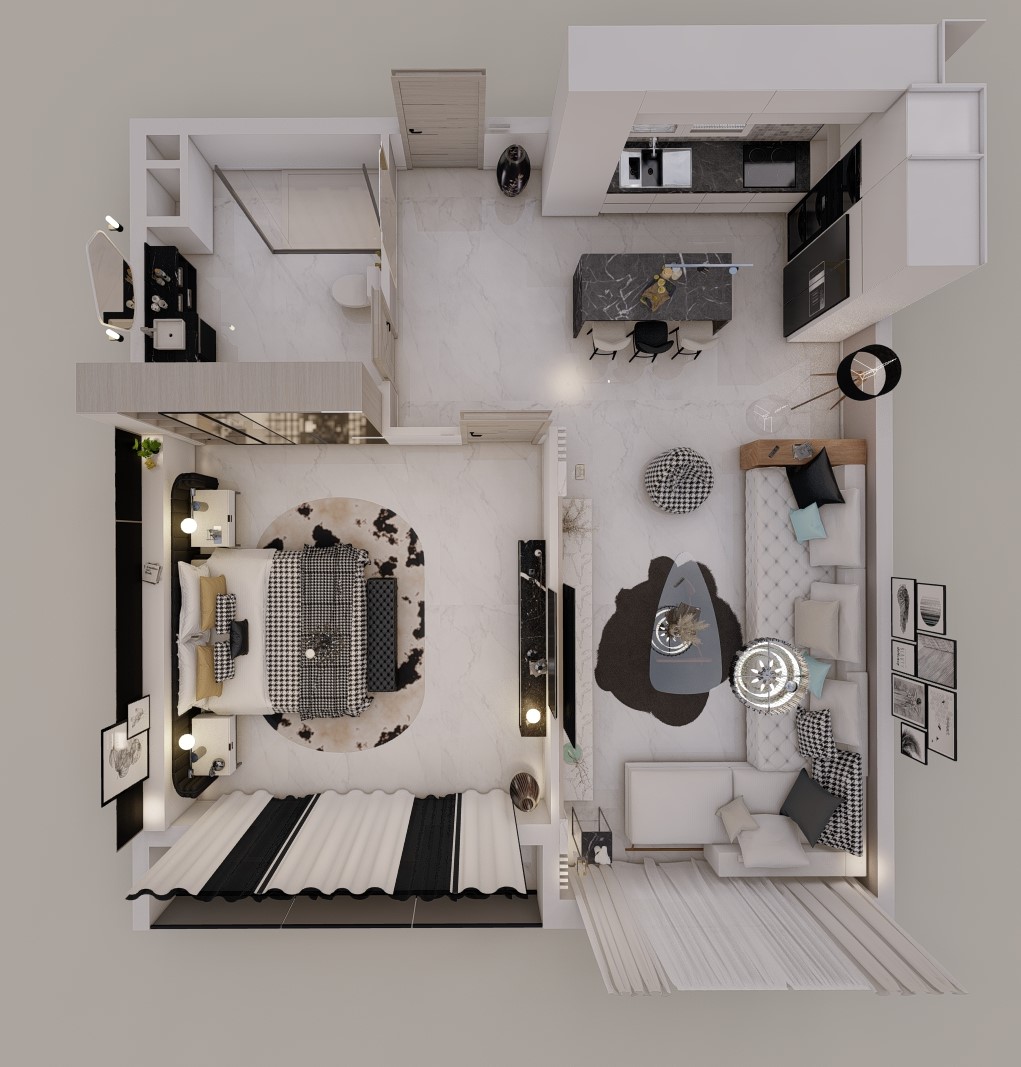 Appartement meublé avendre